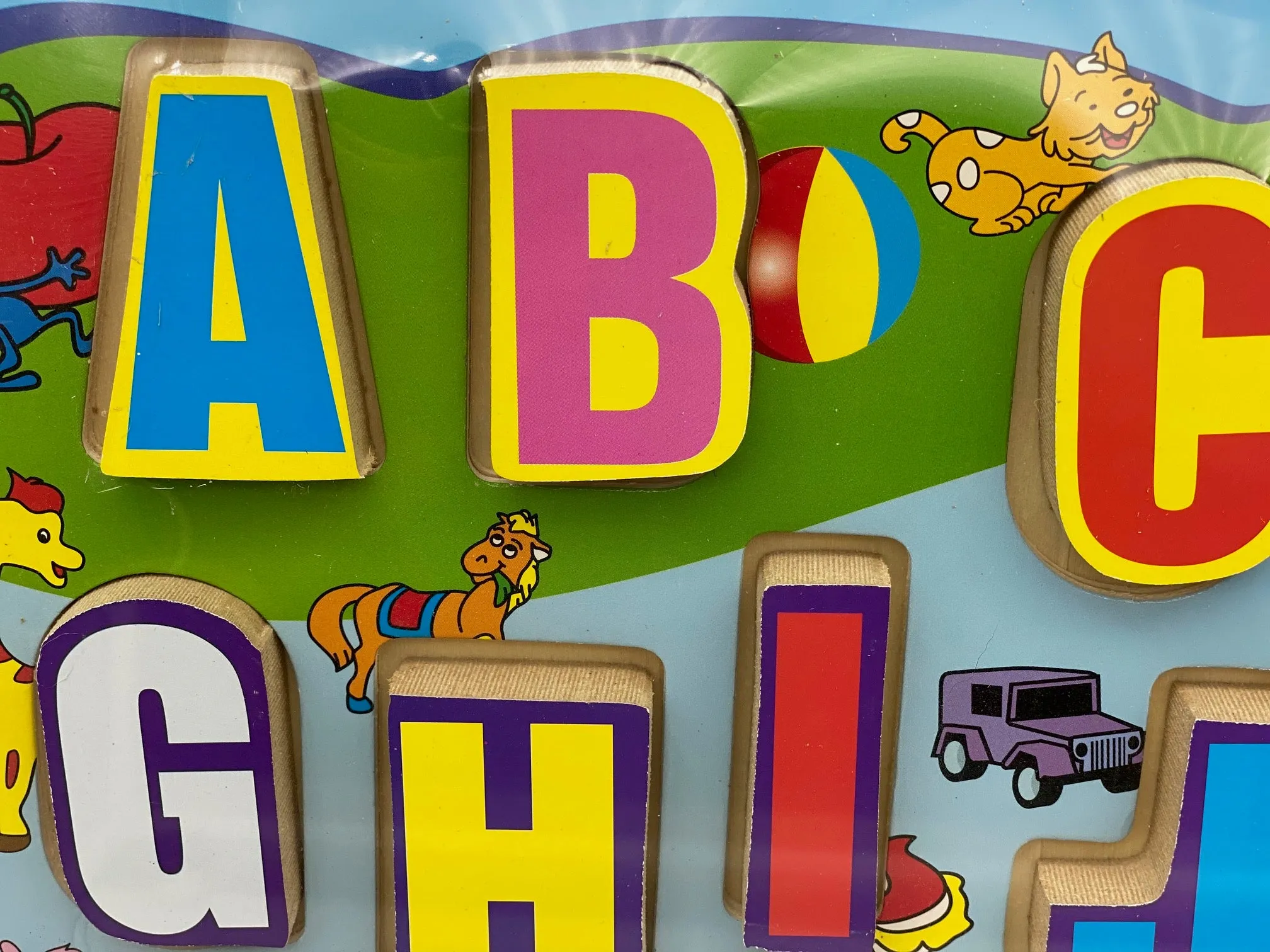 Alphabet puzzle-large size colourful way to learn fast