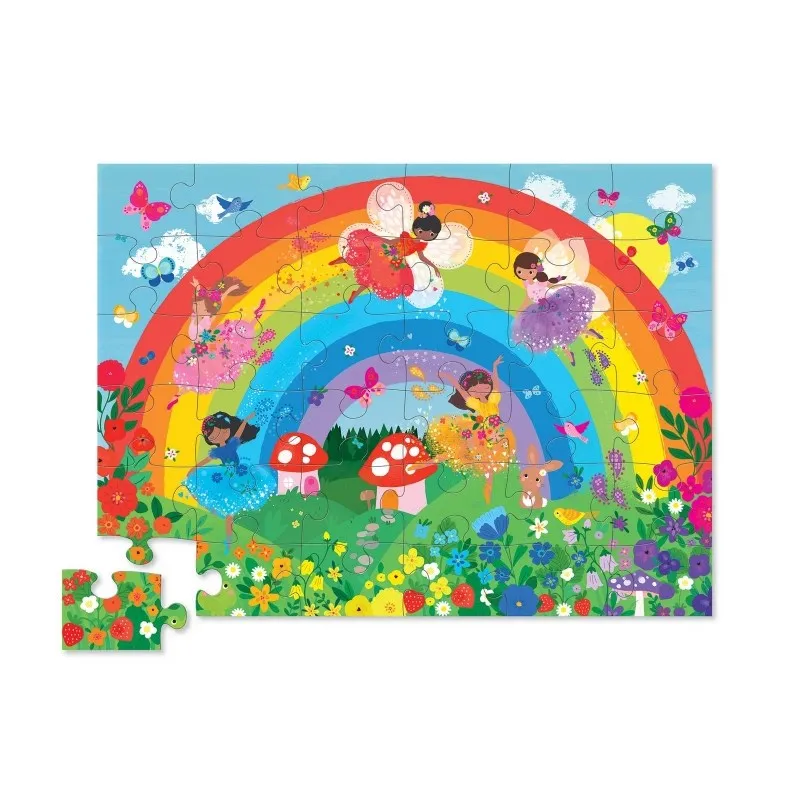 Crocodile Creek 36pc Floor Puzzle Rainbow