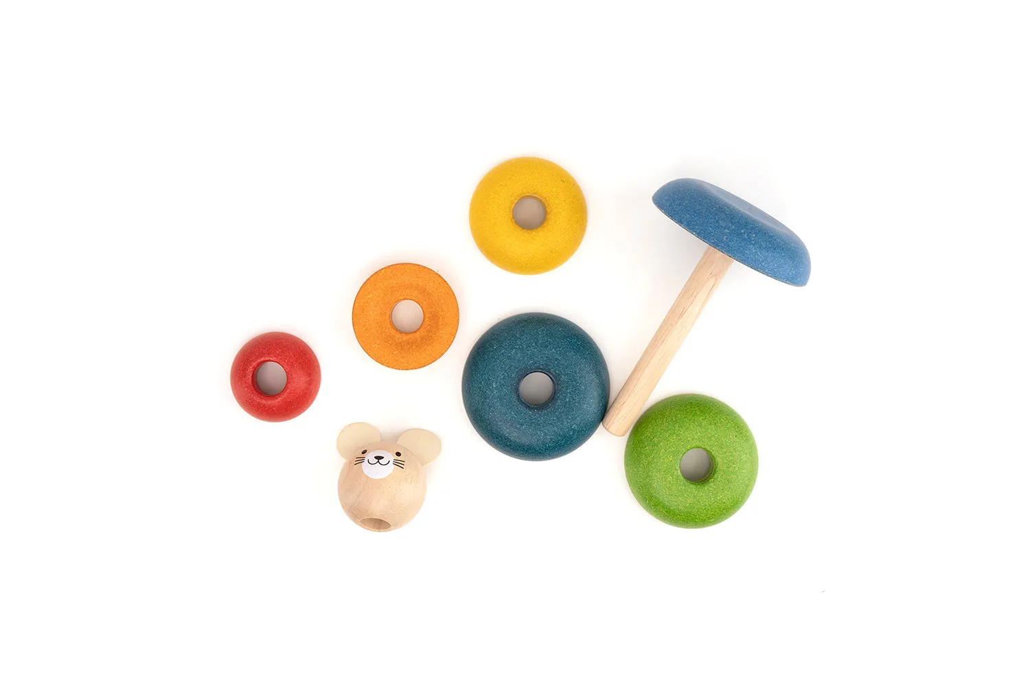 Stacking Ring - Natural Organic Wooden Baby Toy