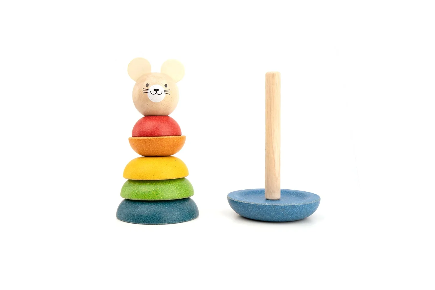 Stacking Ring - Natural Organic Wooden Baby Toy