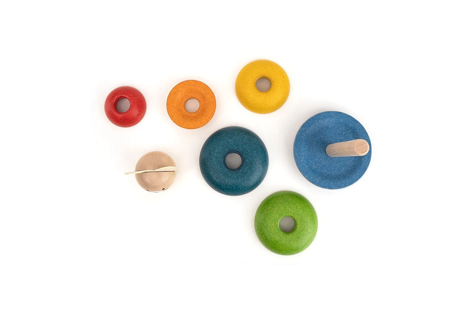 Stacking Ring - Natural Organic Wooden Baby Toy